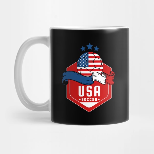 USA Soccer Souvenir by footballomatic